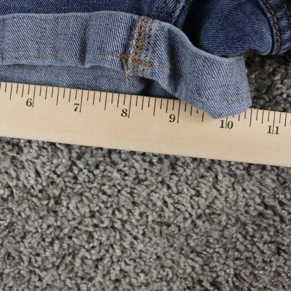 Faded Glory Denim Shorts Womens 12 Blue Cuffed Casual Fit - Picture 7 of 8